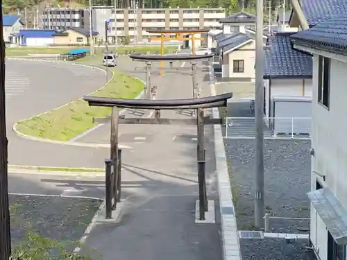 鵜住神社の鳥居