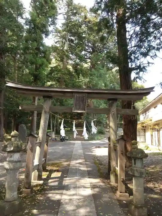 村檜神社の鳥居