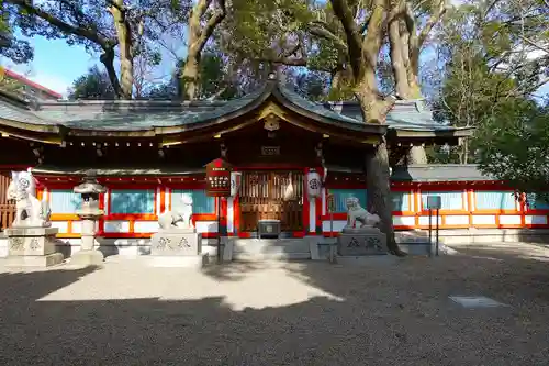 杭全神社の本殿・本堂