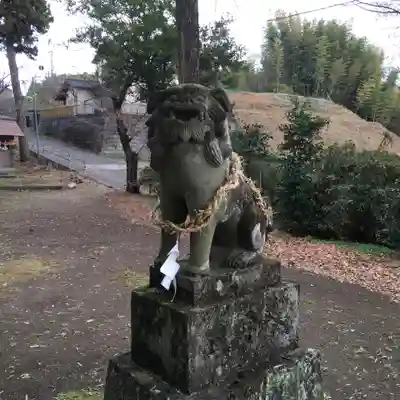 室菅原神社の狛犬