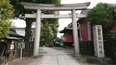 麻布氷川神社の鳥居