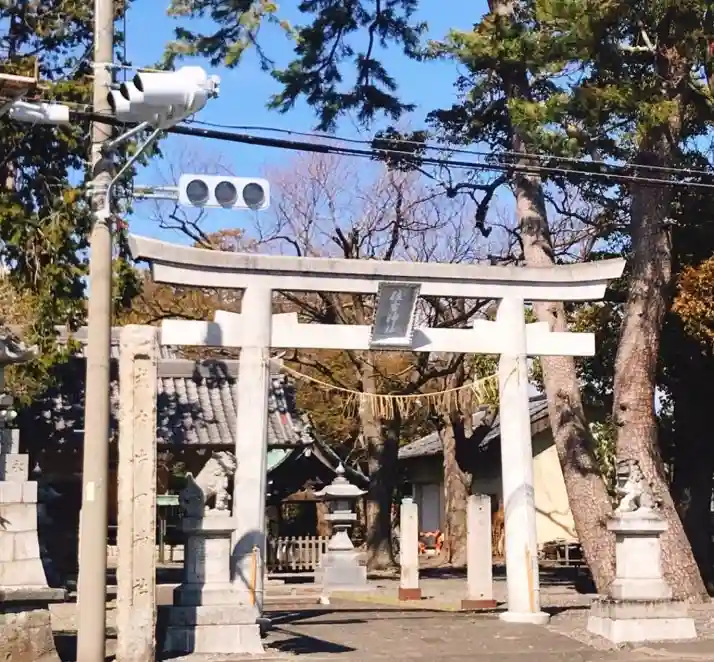 片岡神社の鳥居