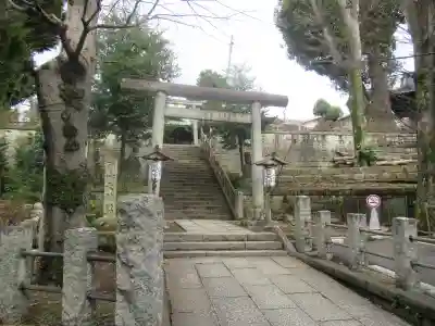 西向天神社の鳥居