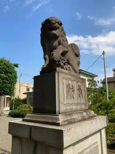 厚木神社の狛犬