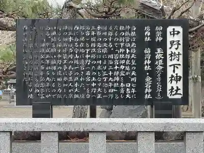 樹下神社（中野）(滋賀県)