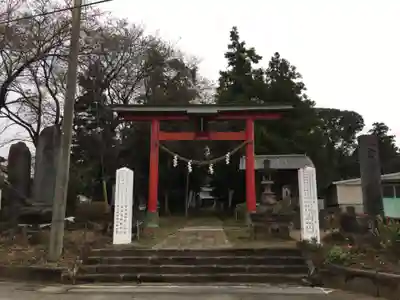 二宮赤城神社の鳥居