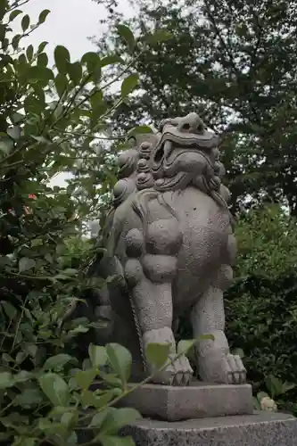 鎮守氷川神社の狛犬