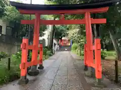 自由が丘熊野神社の鳥居