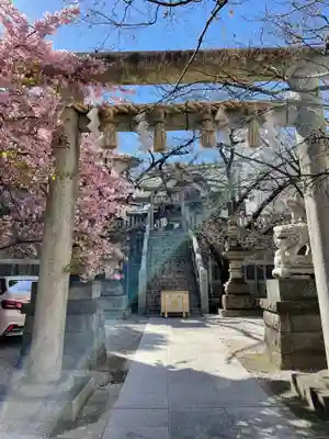 元三島神社の鳥居