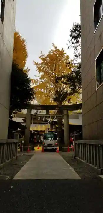 日本橋日枝神社の鳥居