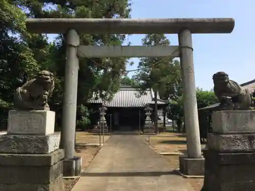 久伊豆社の鳥居