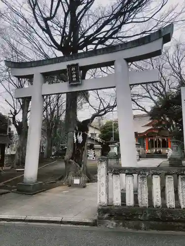 戸部杉山神社の鳥居