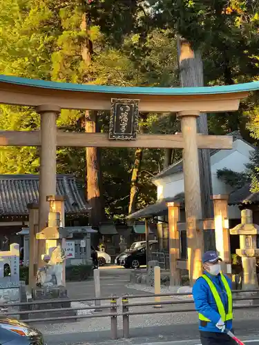 足助八幡宮の鳥居