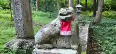 安久津八幡神社の狛犬