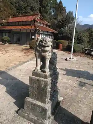 櫻井八幡宮の狛犬