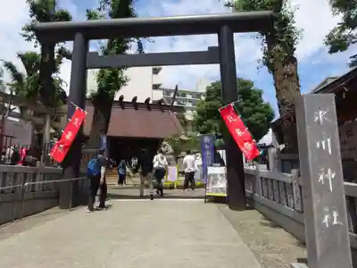高円寺氷川神社の鳥居