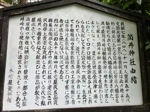 筒井神社の歴史