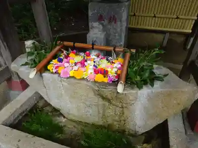 田間神社の手水舎