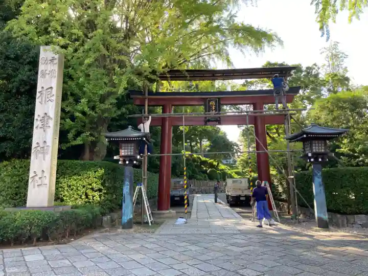 根津神社の鳥居