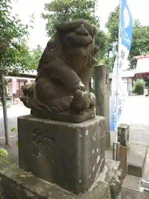 宇都母知神社の狛犬