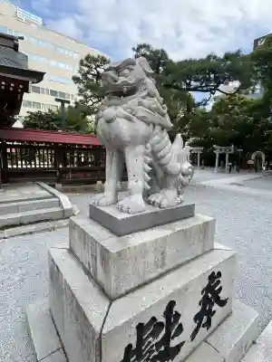 警固神社の狛犬