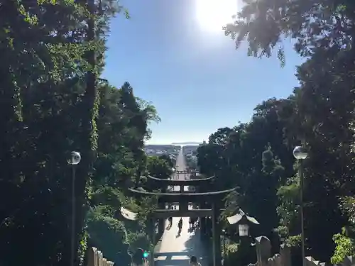 宮地嶽神社の鳥居