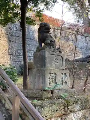 西向天神社の狛犬