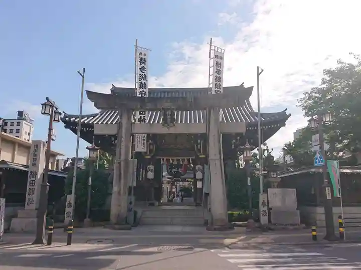 櫛田神社の鳥居