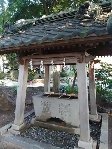 北本氷川神社の手水