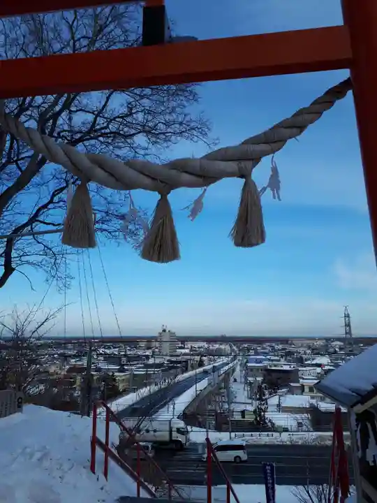 星置神社の景色