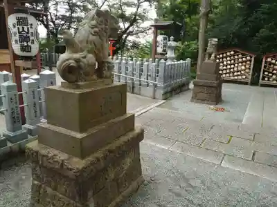 星川杉山神社の狛犬