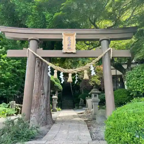 武内神社の鳥居