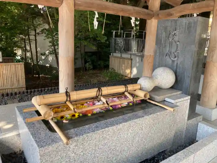 東郷神社の手水舎