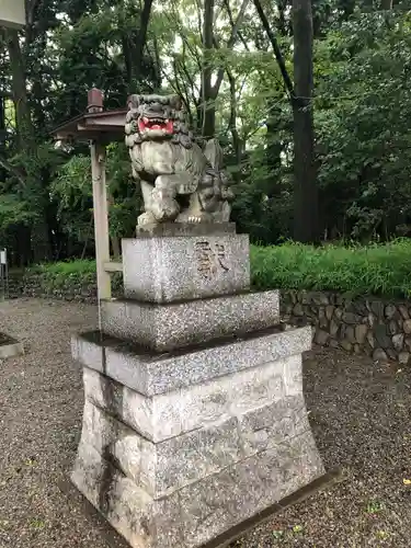 谷保天満宮の狛犬