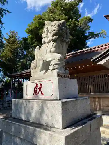 亀ケ池八幡宮の狛犬