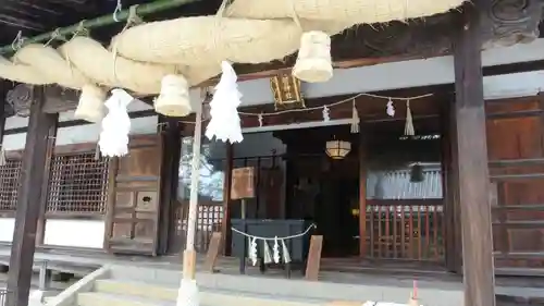 阿智神社の本殿・本堂