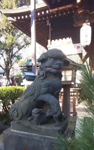 七社神社の狛犬