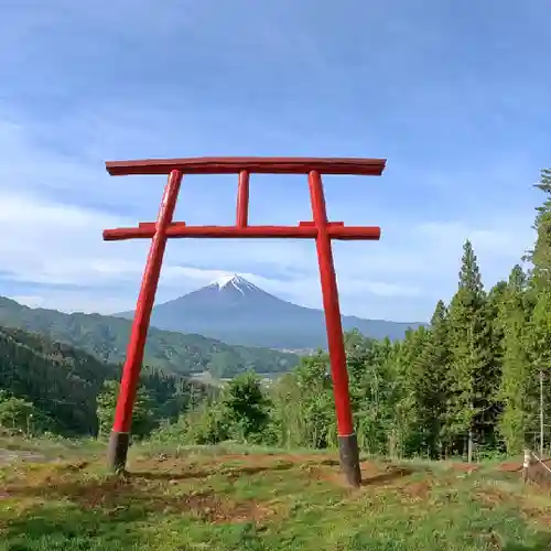 河口浅間神社の鳥居