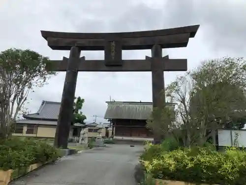 風治八幡宮御旅所の鳥居