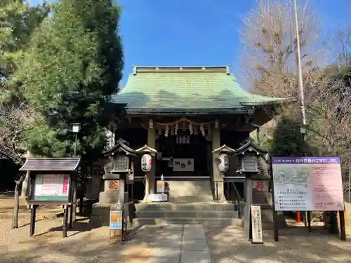 上目黒氷川神社の本殿・本堂