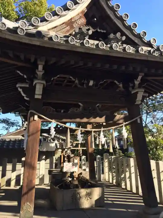 御首神社の手水舎
