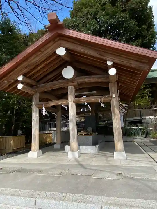 東郷神社の手水舎