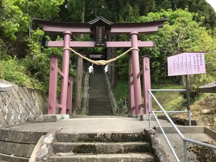 飯縄神社 里宮(皇足穂命神社)の鳥居