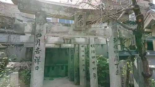 櫛田神社の鳥居