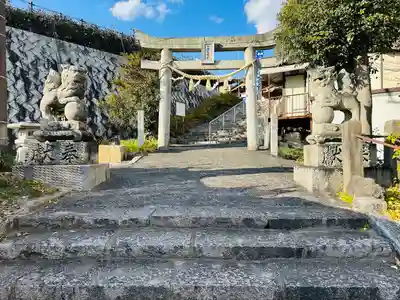 岩国白蛇神社の鳥居