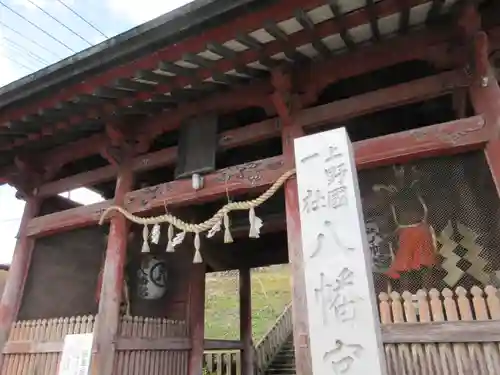 上野国一社八幡八幡宮の山門