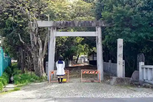 神明社（大脇神明社）の鳥居