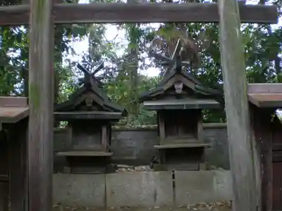 森市神社（村屋坐彌冨都比賣神社摂社）の末社・摂社
