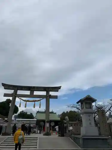 難波大社　生國魂神社の鳥居
