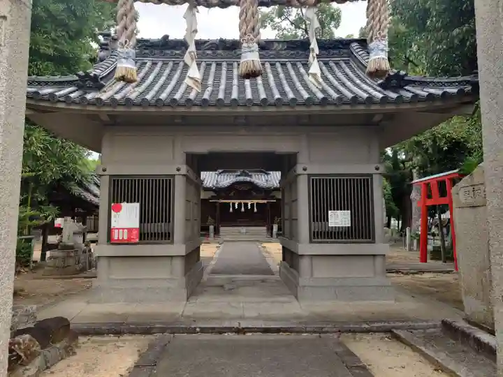 田村天満宮の山門・神門